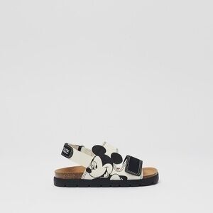 Zara Baby × Disney Mickey Mouse Sandals - Black and White Size 23 (7 US)